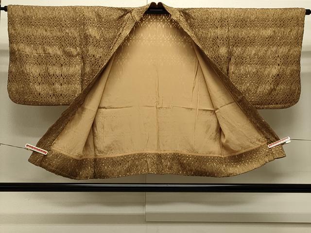 平和屋着物#羽織 リボン織 横段吉祥文 正絹 逸品 CABJ5339in