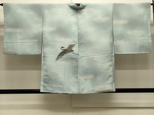 平和屋着物#羽織 鷺 暈し染め 正絹 逸品 CABJ5344in