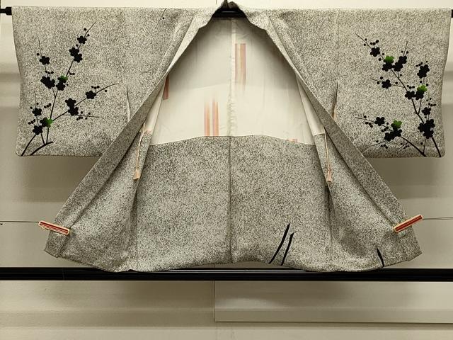 平和屋着物#羽織 枝梅文 たたき染め 金糸 正絹 逸品 CABJ5345in