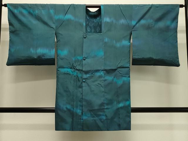 平和屋着物#道行コート リバーシブル 鳥獣文 ショール付き ロング丈 正絹 逸品 CABJ5367in
