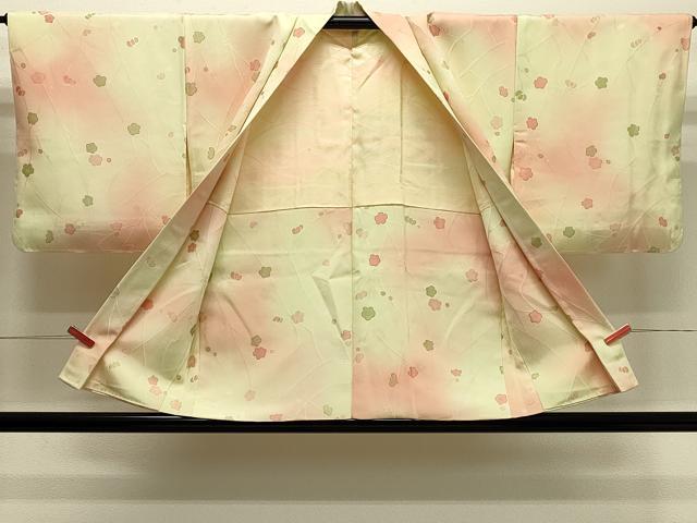 平和屋着物#羽織 地紋起こし 枝梅文 暈し染め 正絹 逸品 未使用 CABJ5380in
