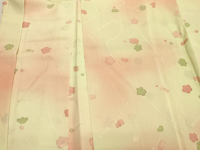 平和屋着物#羽織 地紋起こし 枝梅文 暈し染め 正絹 逸品 未使用 CABJ5380in