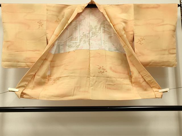 平和屋着物#羽織 地紋起こし 流水枝葉文 暈し染め 正絹 逸品 未使用 CABJ5387in