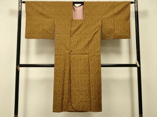 平和屋着物#道行コート 太子間道 ロング丈 正絹 逸品 CABJ5410in