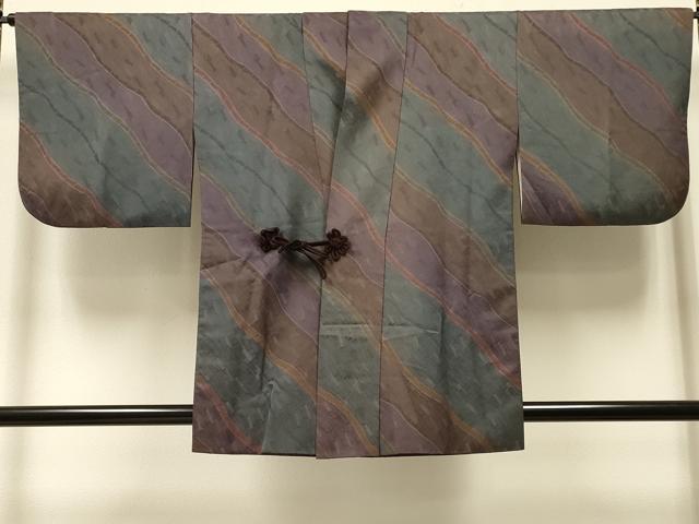 平和屋着物#道中着 流線文 正絹 逸品 CABJ5419in