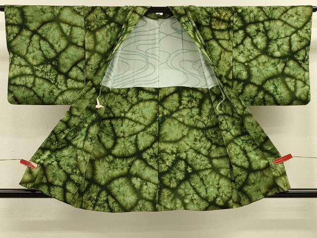 平和屋着物#羽織 絞り 抽象文様 正絹 逸品 CABJ5437in