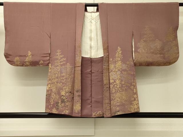 平和屋着物#羽織 寿光織 樹林文 金銀糸 正絹 逸品 CABJ5450in