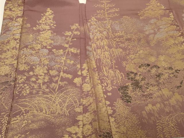 平和屋着物#羽織 寿光織 樹林文 金銀糸 正絹 逸品 CABJ5450in