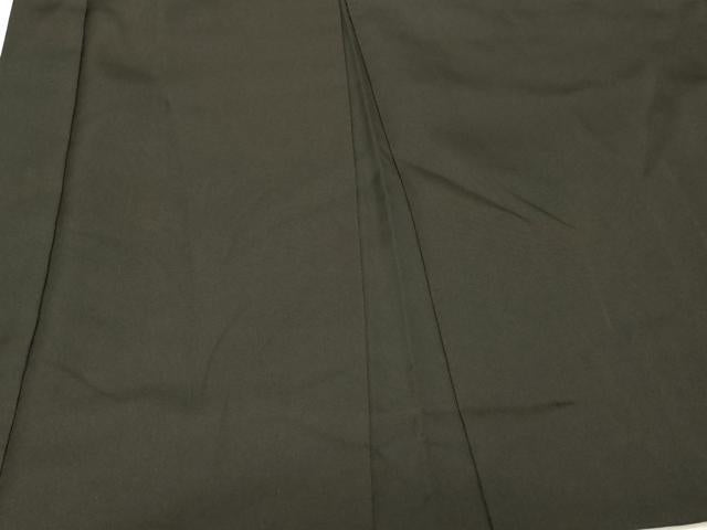 平和屋着物#男性 長羽織 黒紋付き 正絹 逸品 CABJ5458in