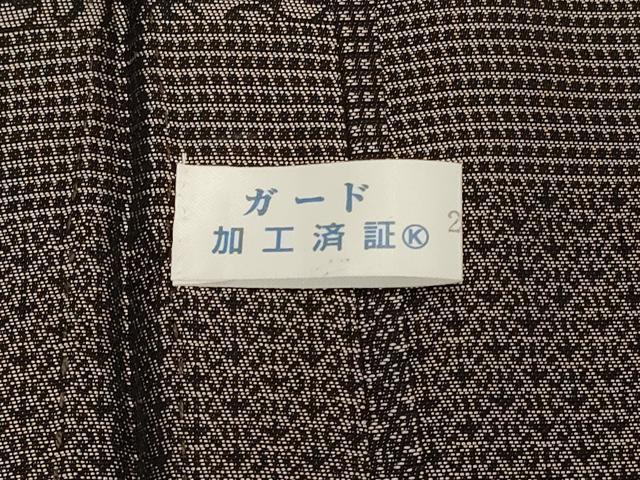 平和屋着物#男性 長羽織 お召地 単衣 横段吉祥花文 正絹 逸品 未使用 CABJ5459in