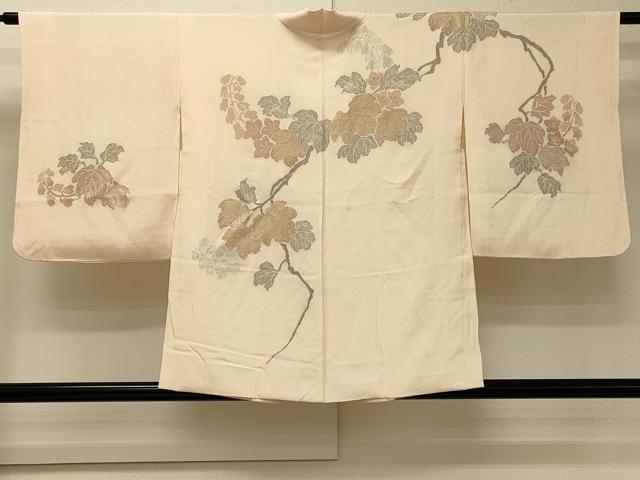 平和屋着物#羽織 寿光織 枝葉文 金銀糸 正絹 逸品 CABJ5461in