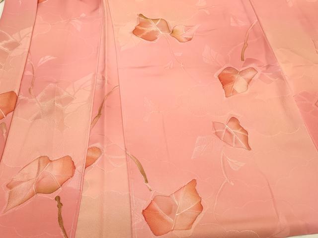 平和屋着物#羽織 地紋起こし 雲取り枝葉文 暈し染め 正絹 逸品 未使用 CABJ5480in