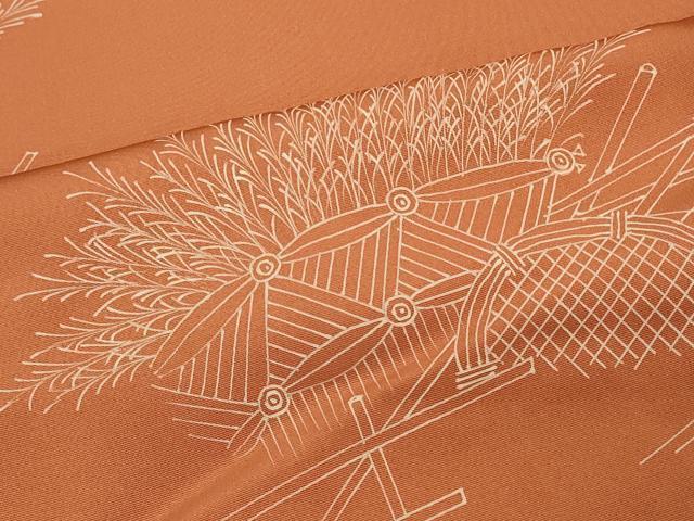 平和屋着物#羽織 風景文 正絹 逸品 CABJ5481in