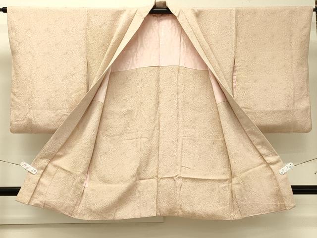 平和屋着物#羽織 色無地 乱菊地紋 薄桜色 正絹 逸品 CABJ5483in