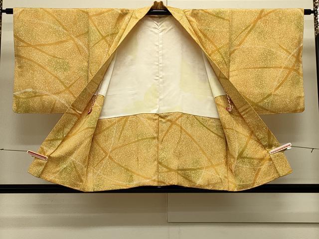 平和屋着物#羽織 草葉文 正絹 逸品 CABJ5490in