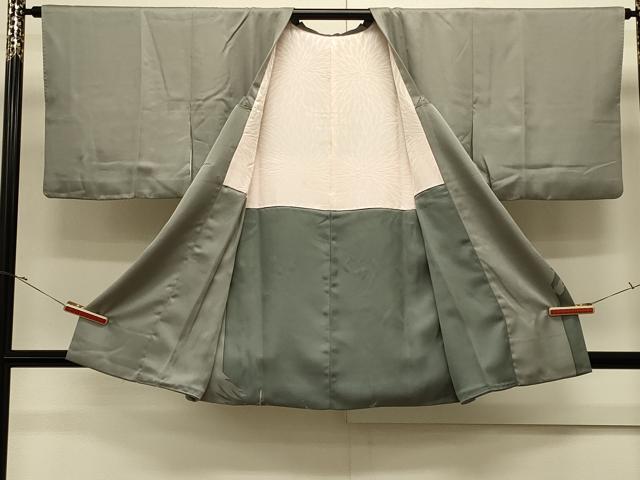 平和屋着物#道行コート ろうけつ染め 枝花文 シルエット 正絹 逸品 CABJ5496in