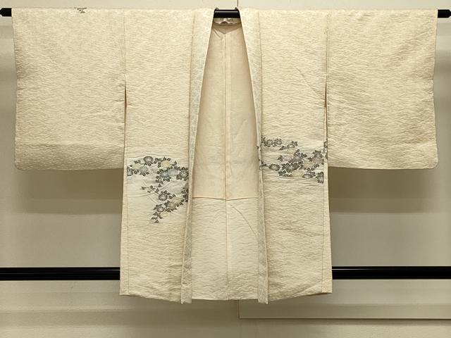 平和屋着物#羽織 寿光織 菊文 金糸 正絹 逸品 CABJ5513in