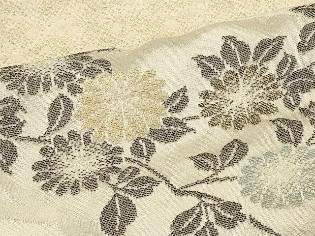 平和屋着物#羽織 寿光織 菊文 金糸 正絹 逸品 CABJ5513in