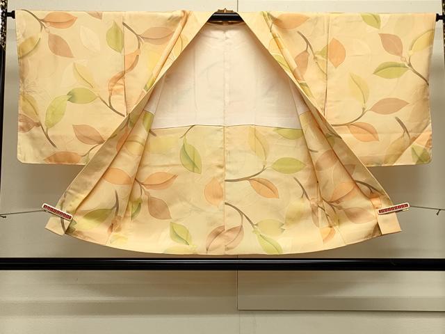 平和屋着物#羽織 地紋起こし 枝葉文 暈し染め 正絹 逸品 未使用 CABJ5526in