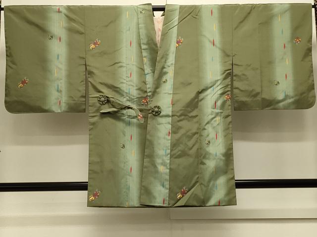 平和屋着物#道中着 紬地 鈴 間道 暈し染め 正絹 逸品 CABJ5540in