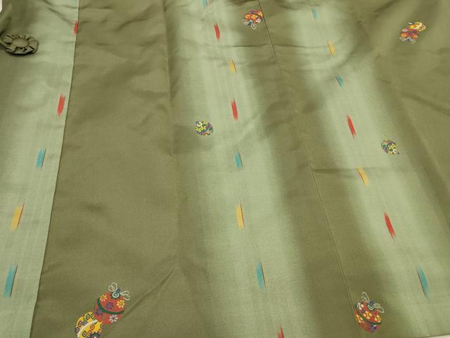 平和屋着物#道中着 紬地 鈴 間道 暈し染め 正絹 逸品 CABJ5540in