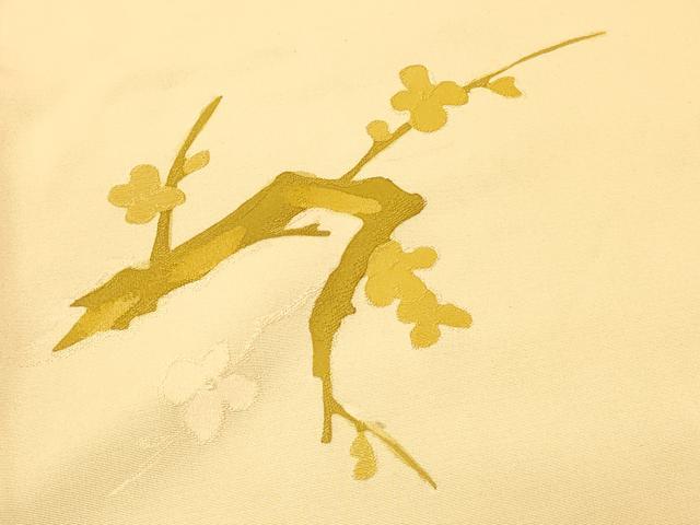 平和屋着物#羽織 地紋起こし 枝花文 正絹 逸品 CABJ5579in