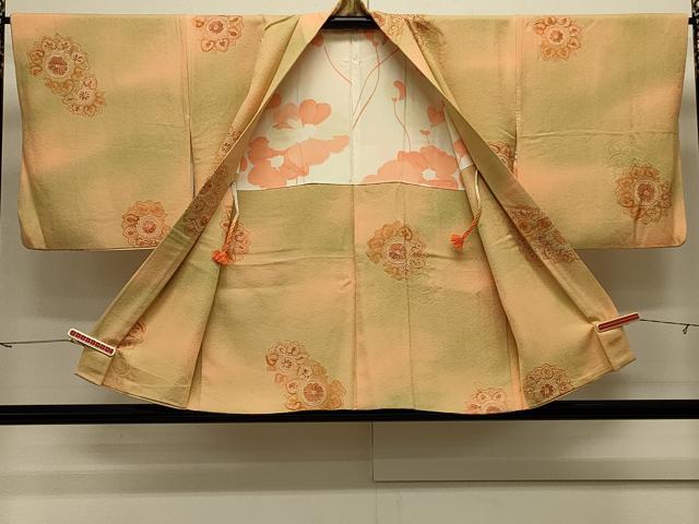 平和屋着物#羽織 地紋起こし 正倉院花文 暈し染め 正絹 逸品 CABJ5599in