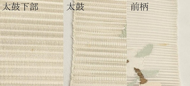 平和屋着物*夏物 八寸名古屋帯 絽綴れ 草花文 正絹 逸品 CABJ5604tx
