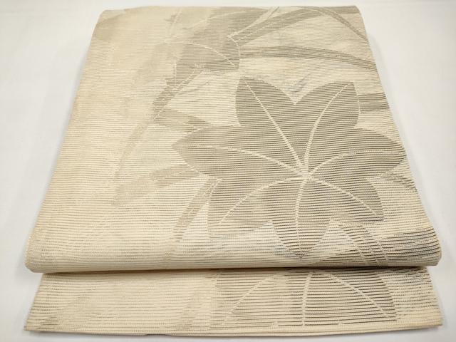 平和屋着物*夏物 六通柄袋帯 楓文 正絹 逸品 CABJ5632tx
