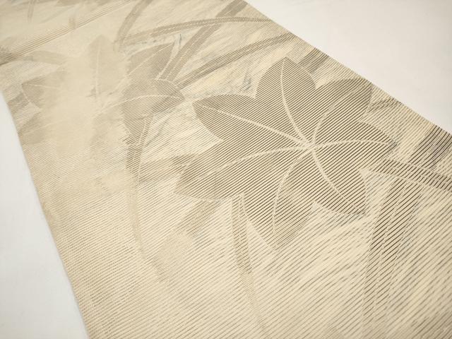 平和屋着物*夏物 六通柄袋帯 楓文 正絹 逸品 CABJ5632tx