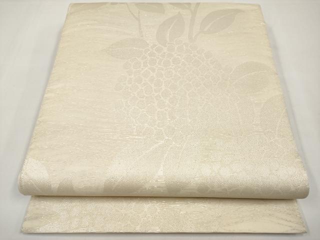 平和屋着物*夏物 全通柄 本袋帯 紫陽花 銀糸 正絹 逸品 CABJ5633tx