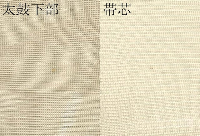 平和屋着物*夏物 太鼓柄袋帯 露芝文 銀糸 正絹 逸品 CABJ5648tx