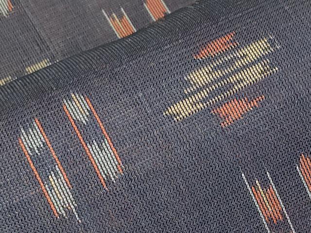 平和屋着物*夏物 八寸名古屋帯 抽象文 正絹 逸品 CABJ5662tx