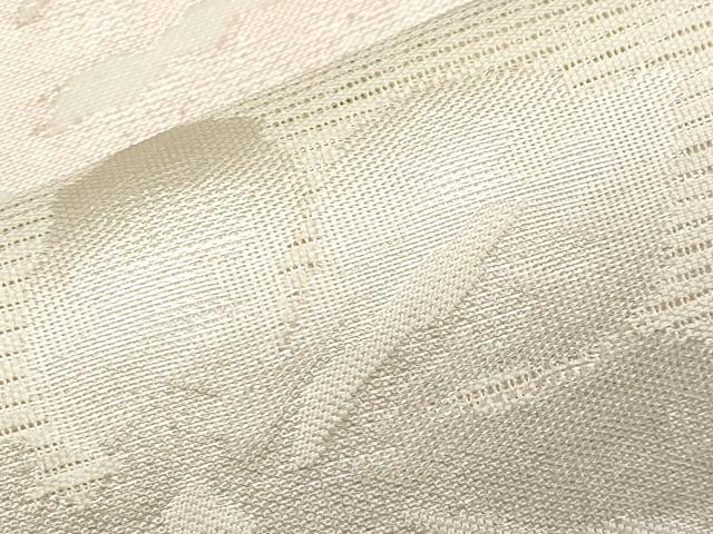 平和屋着物*夏物 六通柄袋帯 流水舞葉文 銀糸 正絹 逸品 CABJ5679tx