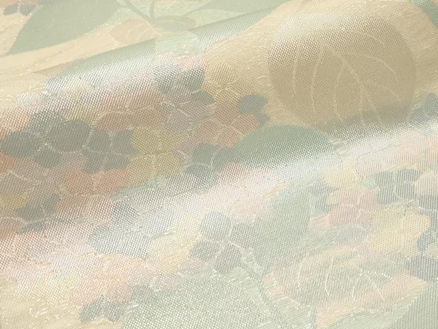 平和屋着物*夏物 六通柄 本袋帯 紫陽花 銀糸 正絹 逸品 CABJ5697tx