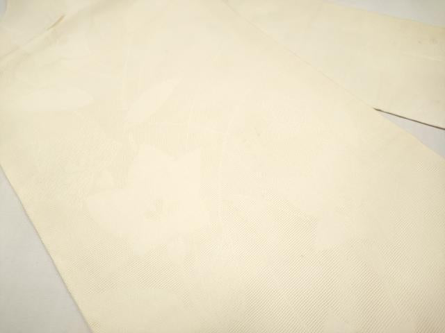 平和屋着物*夏物 九寸名古屋帯 桔梗 生成り色 正絹 逸品 CABJ5715tx