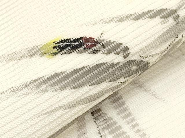 平和屋着物*夏物 九寸名古屋帯 作家物 手描き ホタル 正絹 逸品 未使用 CABJ5766tx