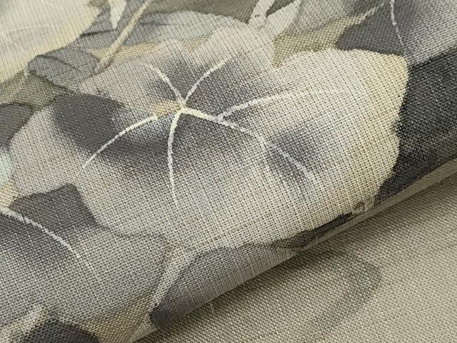 平和屋着物*夏物 二代目清次郎 手描き 九寸名古屋帯 休み鳥 麻 逸品 CABJ5772tx