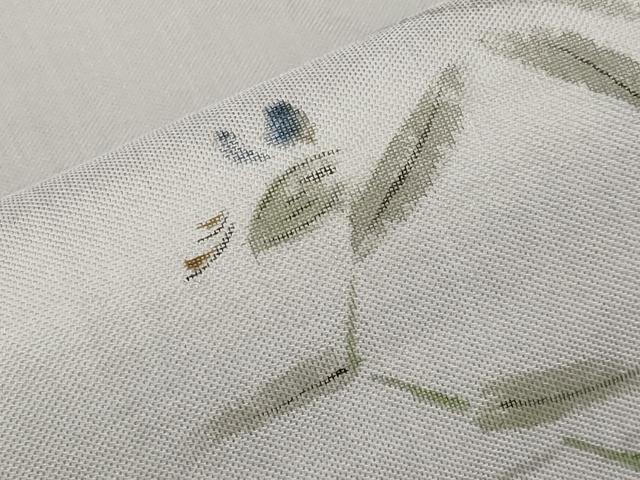 平和屋着物*夏物 九寸名古屋帯 作家物 手描き トンボ 正絹 逸品 CABJ5774tx
