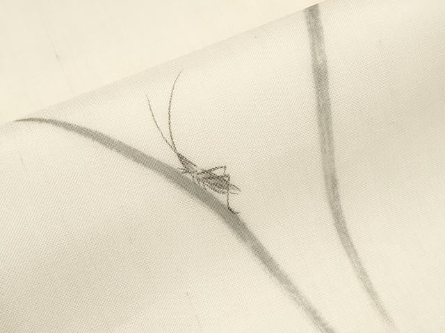 平和屋着物*夏物 九寸名古屋帯 作家物 手描き 夏虫 正絹 逸品 CABJ5778tx