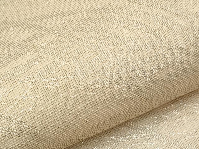平和屋着物*夏物 六通柄袋帯 草木文 銀糸 正絹 逸品 CABJ5819tx