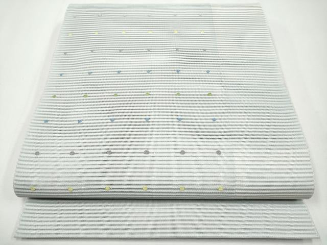 平和屋着物*夏物 八寸名古屋帯 絽綴れ 抽象文 正絹 逸品 CABJ5865tx