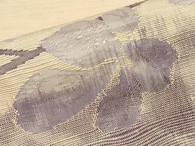 平和屋着物*夏物 八寸名古屋帯 枝菊文 正絹 逸品 CABJ5869tx