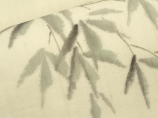 平和屋着物*夏物 九寸名古屋帯 作家物 手描き 雀 正絹 逸品 CABJ5879tx