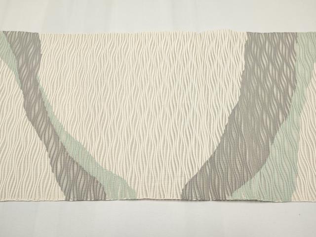 平和屋着物*夏物 八寸名古屋帯 絽綴れ 道長文 正絹 逸品 CABJ5881tx