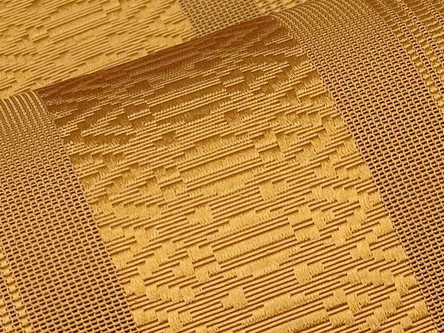 平和屋着物*夏物 本場筑前博多織 八寸名古屋帯 紗献上 狐色 正絹 逸品 未使用 CABJ5909tx