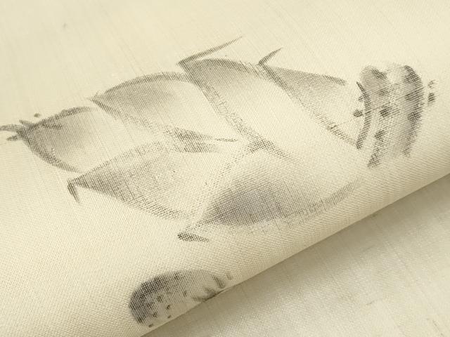 平和屋着物*夏物 九寸名古屋帯 作家物 手描き 成り物 正絹 逸品 CABJ5917tx