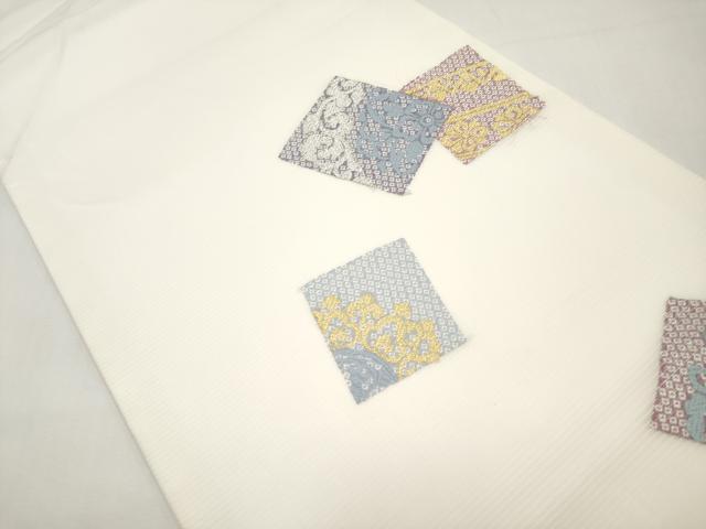 平和屋着物*夏物 九寸開き名古屋帯 唐織 色紙重ね花唐草文 金銀糸 正絹 逸品 CABJ5933tx