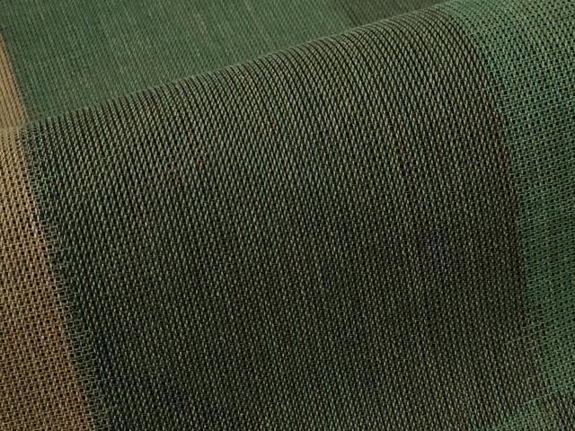 平和屋着物*夏物 八寸名古屋帯 市松間道 自然布 逸品 CABJ5945tx