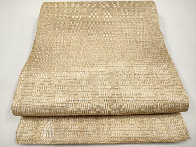 平和屋着物*夏物 全通柄袋帯 羅 霞文 正絹 逸品 CABJ5966tx